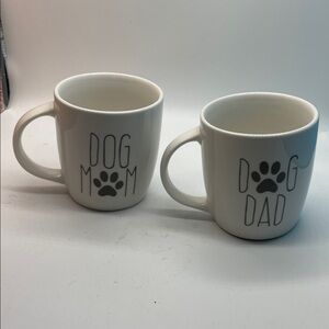 Dog Mom and Dad Mugs Small
